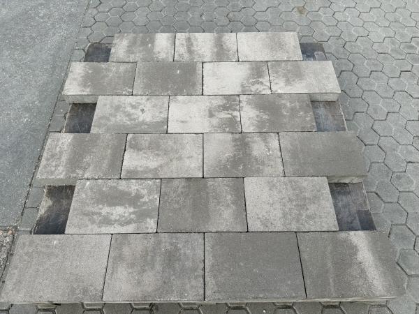 86,40 M2 Betontegel Taupe Nuance 20x30x6 Cm