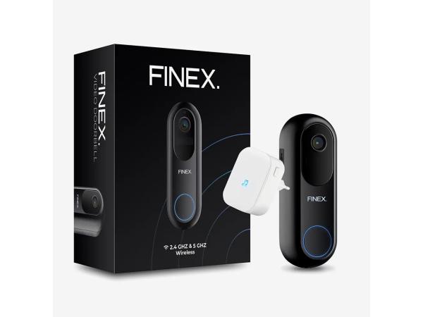 Finex video deurbel V2 WiFi met gong + 32GB microSD