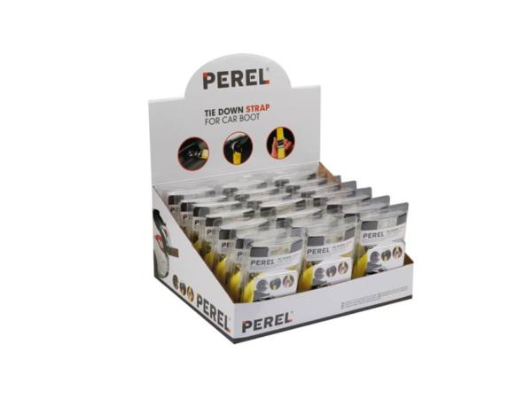 2x Perel spanband voor autokofferbak display 21st