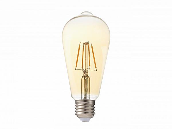 6x Opple gloeilamp gold LED Fila E27 4,8W 2500K