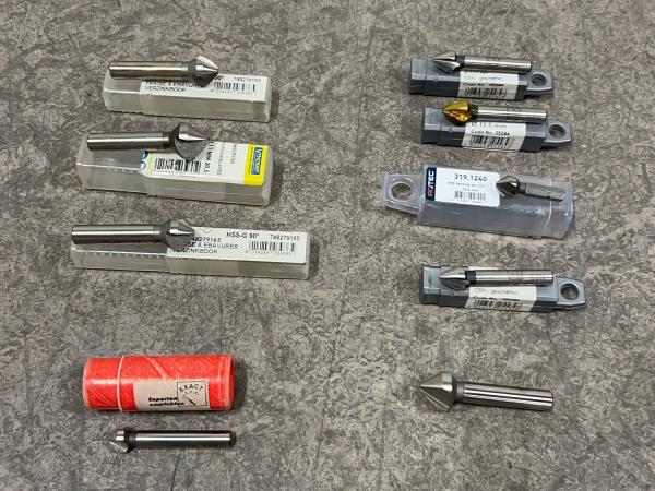 Verzinkboor set 9-delig