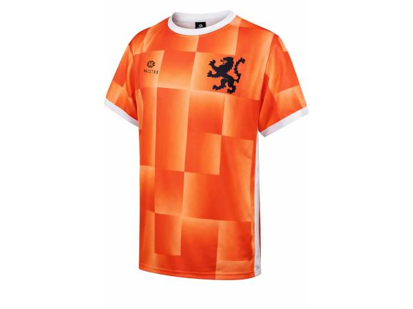 MAESTRO Oranje WK-SHIRT Kind Maat 110/116