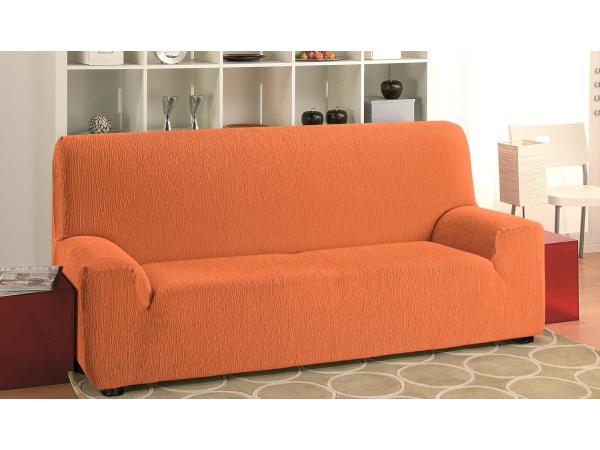 Martina Home - Bank Overtrek - 40 x 32 x 7 CM - Oranje