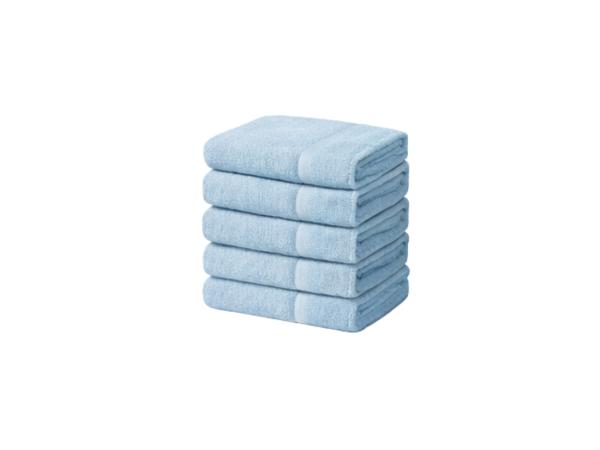 Handdoeken 70×140 cm – Set van 5 – 400 g/m² – Licht Blauw