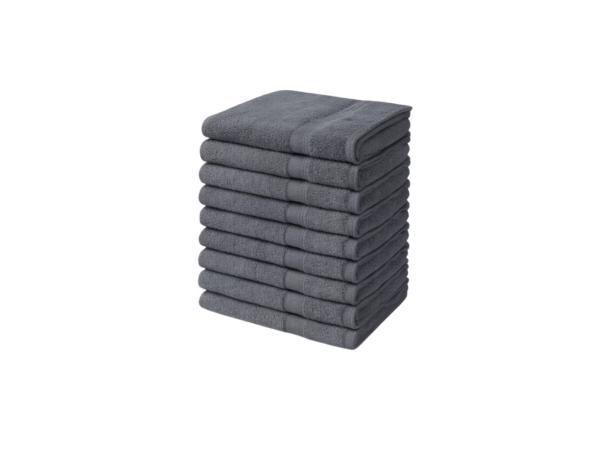 Handdoeken 50×100 cm – Set van 10 – 400 g/m² – Antraciet