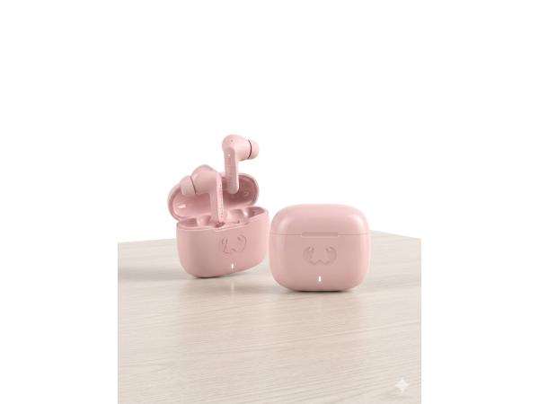 Fresh 'n Rebel Hybrid Active Noise Canceling Earbuds Pink