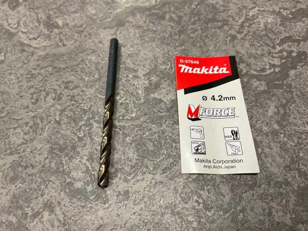 40x Makita metaalboor D-37649 ø4,2x75mm