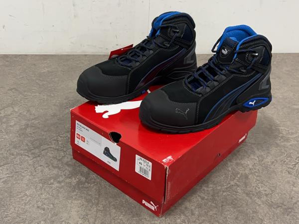 Puma veiligheidsschoen maat 45 S3 Rio blauw/zwart