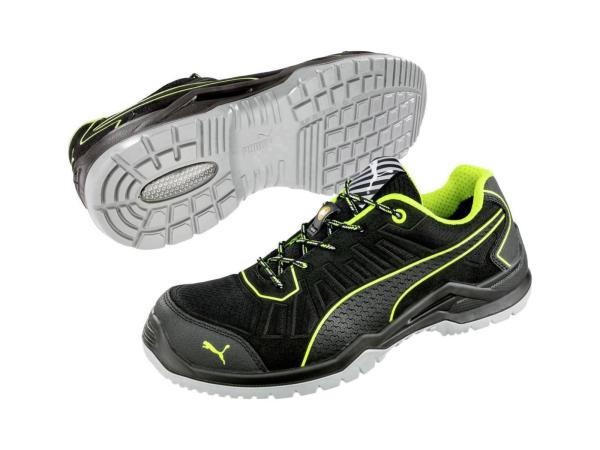 Puma veiligheidsschoen maat 46 S1P Fuse groen/zwart