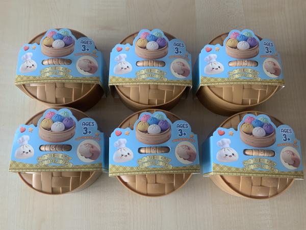 Squishy Dumpling 8,5CM set van 6