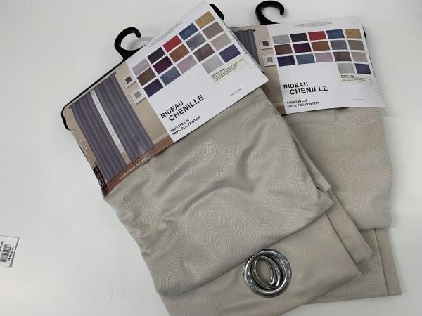 Atmosphera Rideau Chenille Ringgordijnen