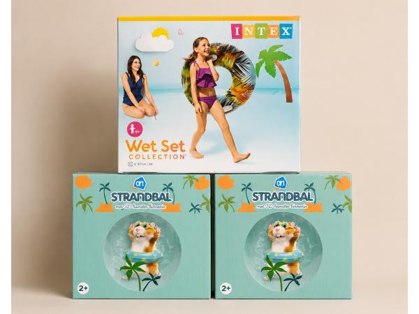 Zomer Waterpret Set Zwemband & Strandballen
