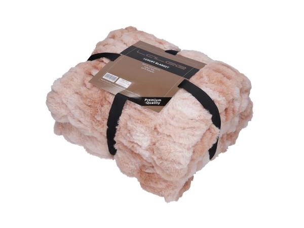 Lalee Luxury Deken & (4x) Kussen - Roze 