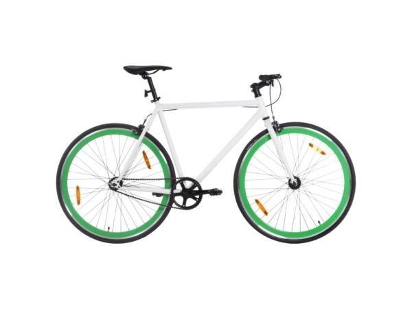 Stadsfiets Wit Groen 51 CM B keuze*