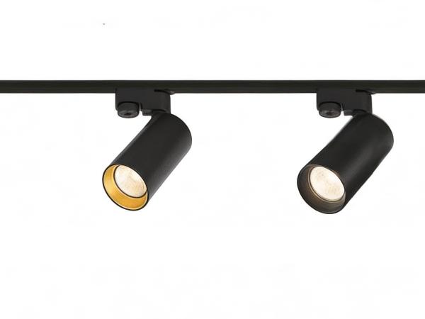 6x Railspot GU10 Armatuur 12cm draaibaar met 2 kleuren ringen