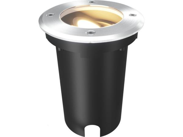 Ledvion LED grondspot rond GU10 RVS 1m IP67