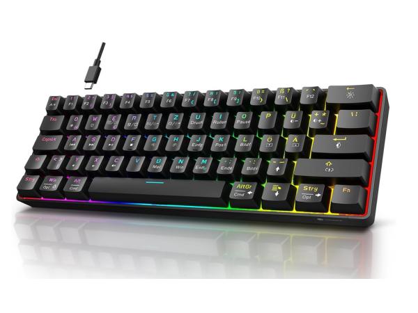 KOORUI Gaming toetsenbord QWERTZ