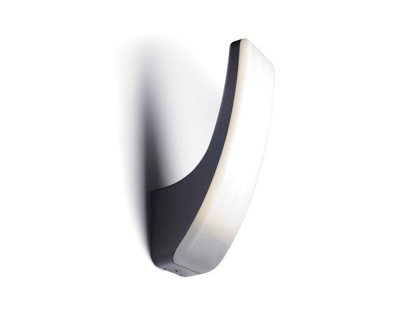 2x 15W LED Wandlamp design zand zwart warm wit waterdicht