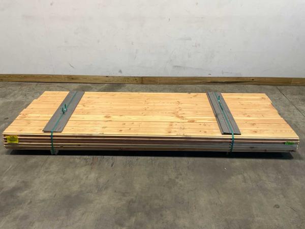 50x Douglas blokhutprofielplank geschaafd 300x14,5x2,8cm