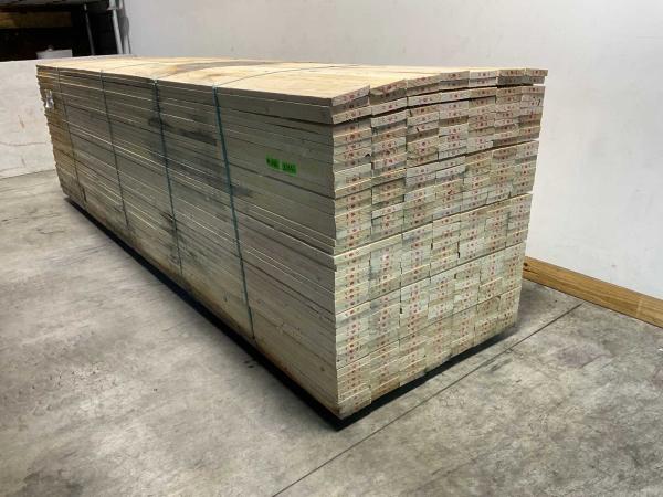 50x Vuren plank ruw - 420x15x2,5cm
