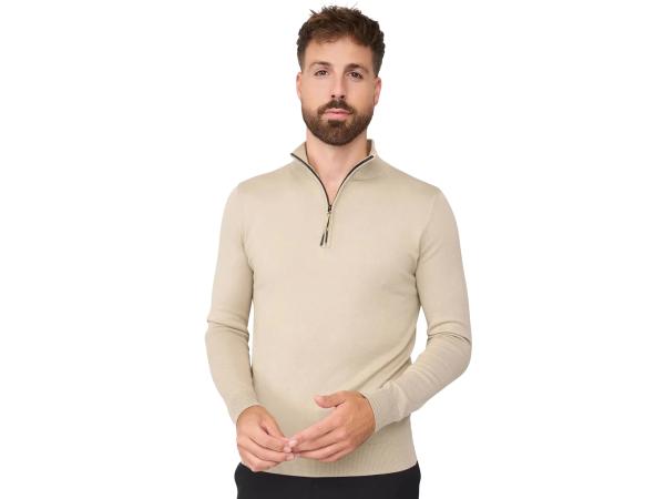 Solution Simon Zipper Knit Beige - 3XL