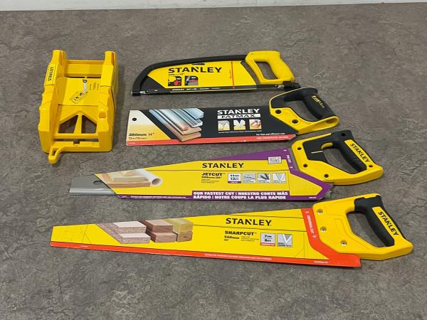 Stanley zaag diverse set 5-delig