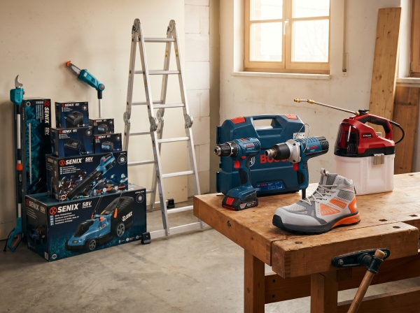 A-merk (tuin)gereedschap van o.a. Bosch, Gardena, Einhell en Sola