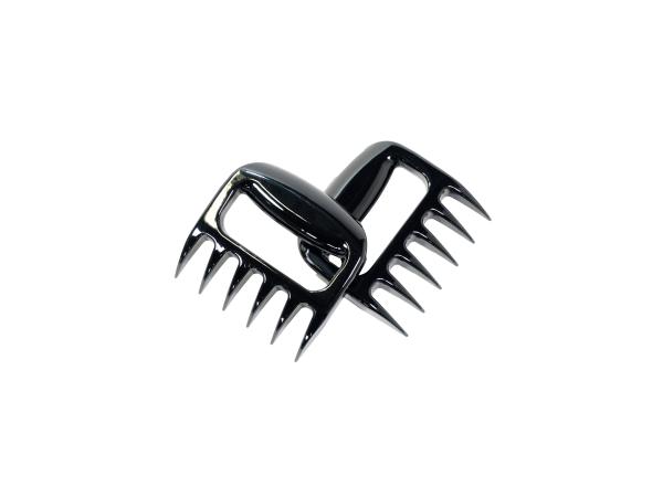 2x GrillGuru Bear Claws Vleesklauwen BBQ – Set van 2 – Zwart