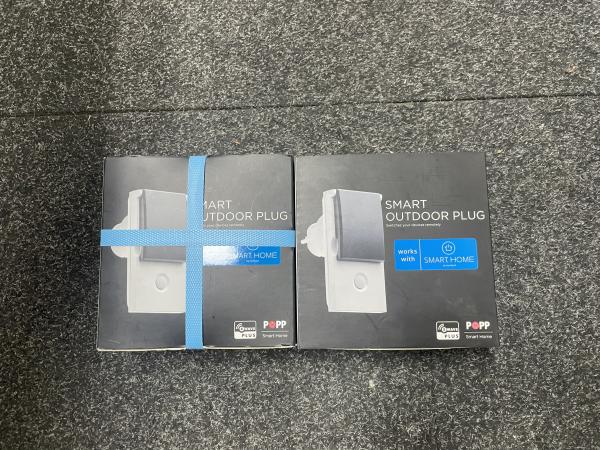 2x POPP Smart Outdoor Plug – Slimme Buitenstekker – IP44