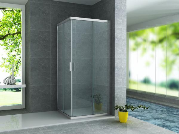 Douchecabine Met Dubbele Schuifdeur 80x80x190cm