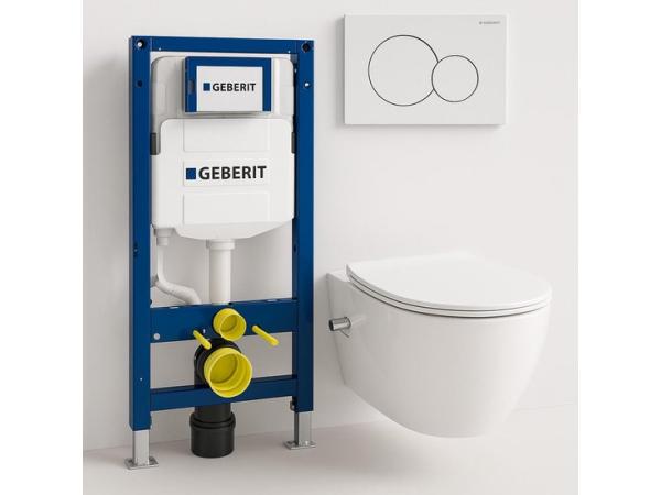 Geberit UP320 Toilet Set Met Bidet Randloos Softclose 