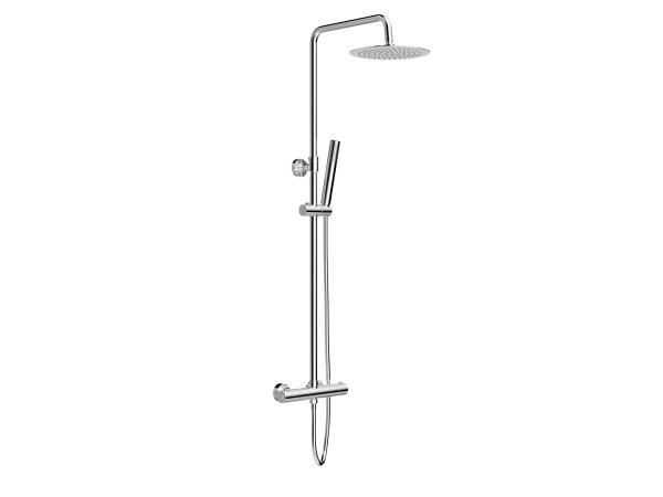 Rond Thermostatische Regendoucheset Chroom