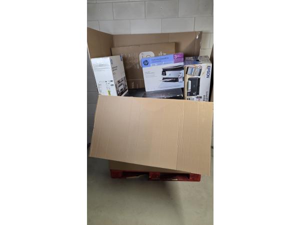 Ongecontroleerde retourenpallet