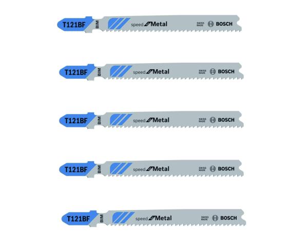 10x Bosch decoupeerzaagblad T121BF Speed for Metal