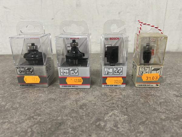 Bosch frees set 4-delig