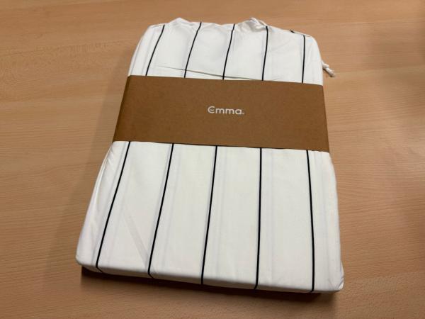 Emma One Duvet Cover Black/White 220x240