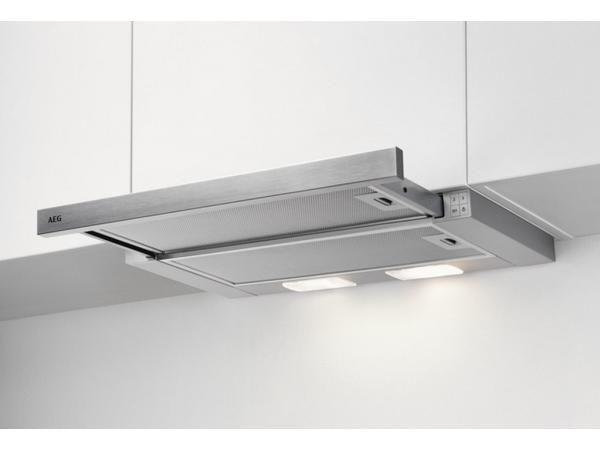 AEG DPB3622S - Semi-inbouw afzuigkap - Uittrekbaar