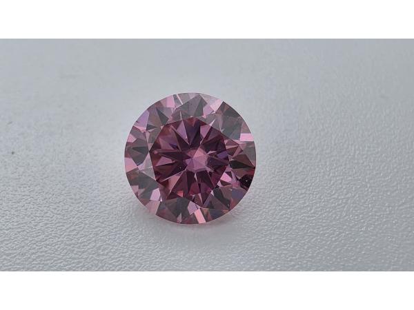 Moissanite briljant 2 crt Pink ( GRA Gecertificeerd )