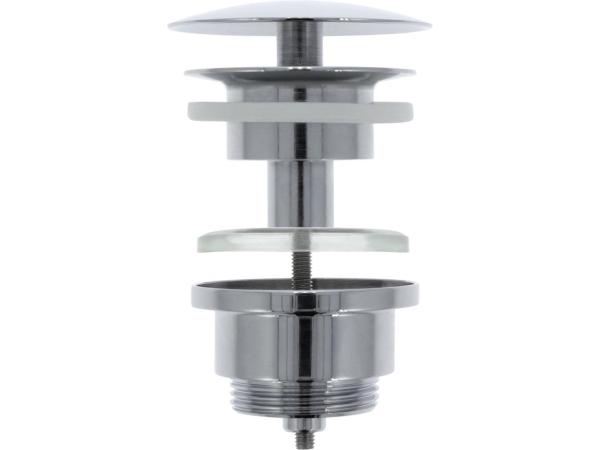 Afvoerplug design - Niet afsluitbaar - Chroom