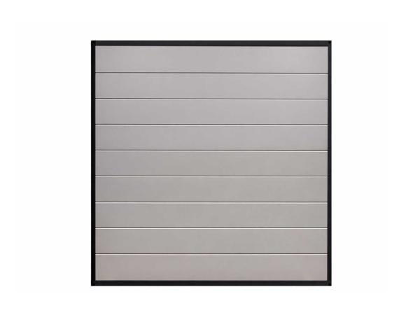 Aluminium tuinscherm - Lichtgrijs - 181,5x181,5 cm