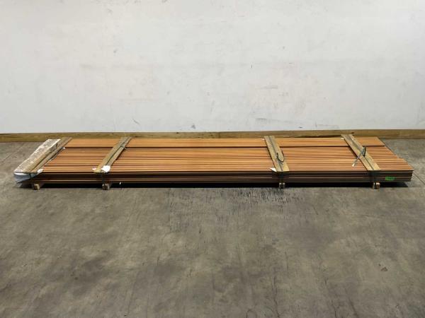50x Rhombusprofielplank Rib5 Ayous 420x13,8x2,1 cm