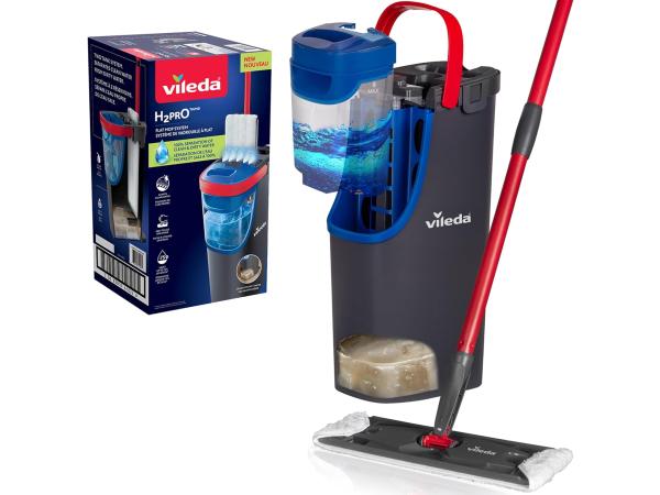 Vileda H2PrO vlakmopsysteem - scheiding schoon en vuil water