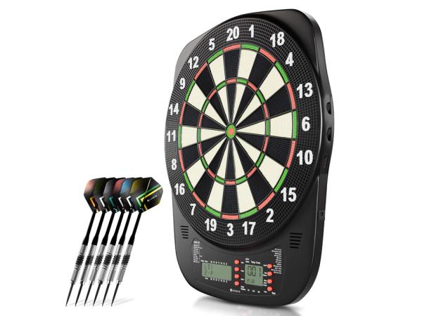 Elektronisch Dartbord - Incl. lcd-scherm - USB-C-poort - 18 