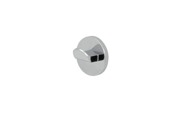 10x Handdoekhaak - 3x3cm - enkel - zelfklevend - chroom
