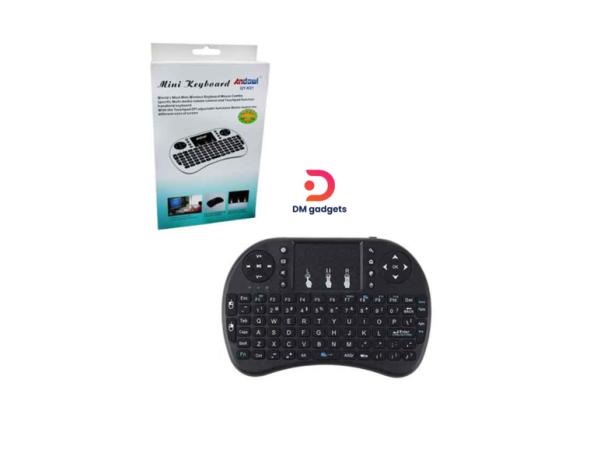 Andowl QY-K01 Mini draadloos toetsenbord met touchpad – Zwar