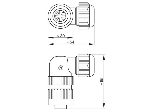 9X Hirschmann 934 129-100-1 CA 3 W LD Connector1