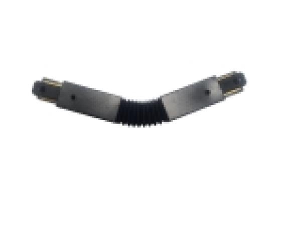 4x Flexibele verbinding 1 fase 2 draden railsystem zand zwart