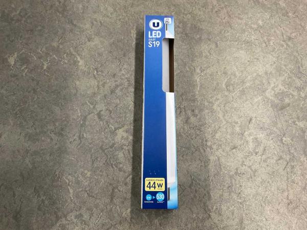 20x U-Led tube S19 6W warm licht 2700K
