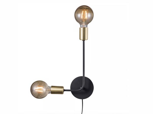 Nordlux wandlamp Josefine E27 zwart