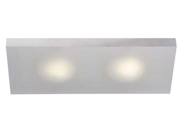 2x Lucide plafonniere WINX-LED 2x7W GX53 Opaal